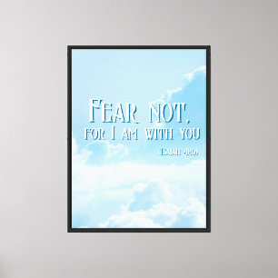Bibelverse Faith Quote Wand art Leinwanddruck