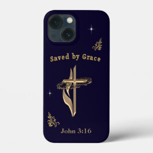 Bibelverse gerettet von Grace Case-Mate iPhone Hülle