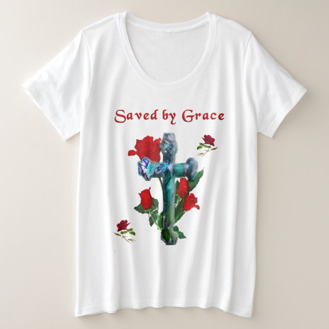 Bibelverse Große Größe T-Shirt (Design vorne)