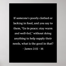 Bibelverse James 2:15 - 16