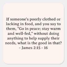 Bibelverse James 2:15 - 16