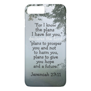 Bibelverse Jeremiah 29:11 Ich kenne die Pläne, die Case-Mate iPhone Hülle