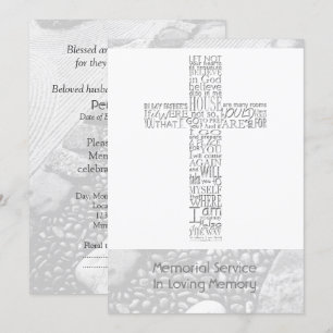 Bibelverse John 14 Memorial Service 3 Einladung