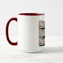 Bibelverse John 1:16 Grace über Grace Tasse