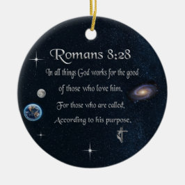 Bibelverse Keramik Ornament