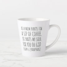 Bibelverse Latte Tasse - Psalm 42
