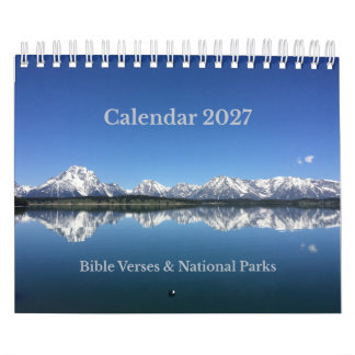 Bibelverse Nationalparks Kalender 2027