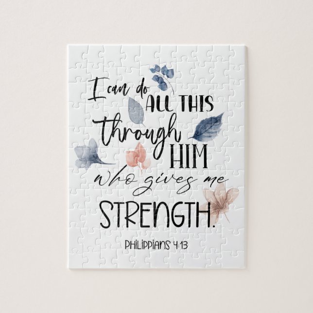 Bibelverse Philippians Puzzle (Vertikal)