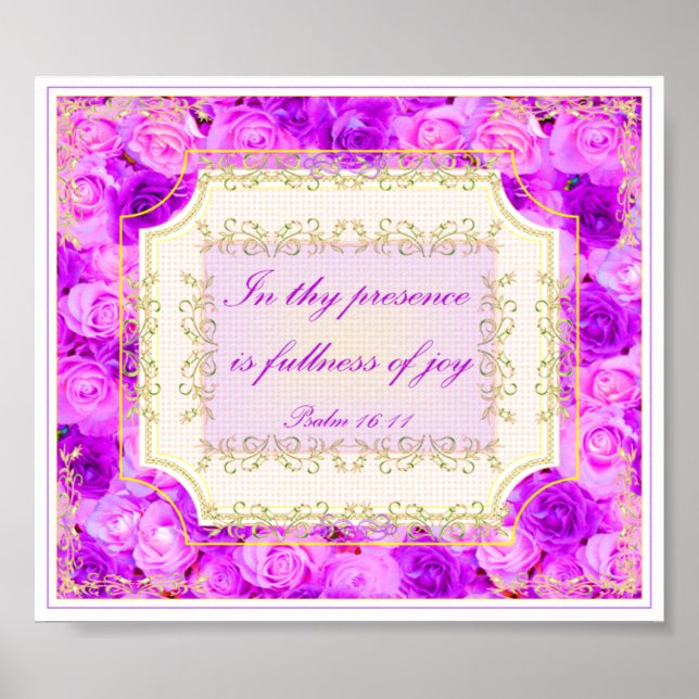 Bibelverse Poster/Print Poster (Vorne)