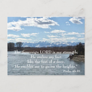 Bibelverse Postkarte Psalm 46:10
