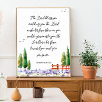 Bibelverse - Segen: Das Himmelsschriftposter