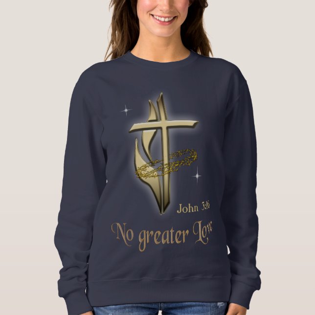 Bibelverse Sweatshirt (Vorderseite)