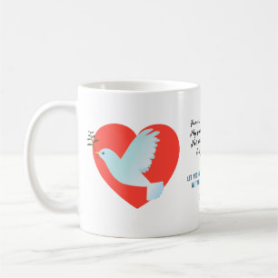 Bibelverse-Tasse - Frieden Kaffeetasse