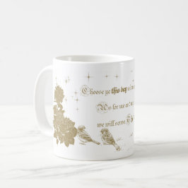Bibelverse Tasse Wählen Sie heute Vögel Sterne