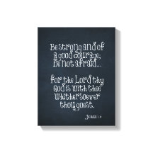 Bibelverse über Stärke und Mut Joshua 1,9