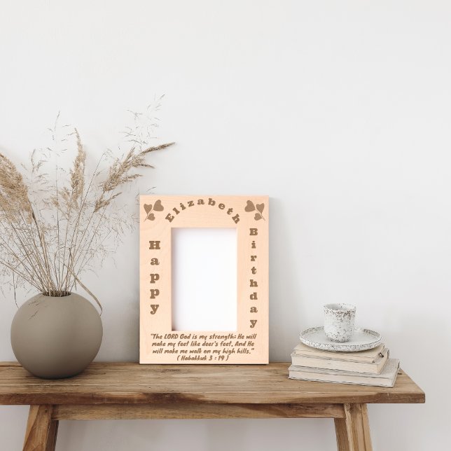 Bibelverse und einfache vertikale Texte zum Geburt Geätzte Rahmen (Von Creator hochgeladen)