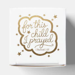 Bibelverse von 1 Samuel 1:27 Geschenkschachtel