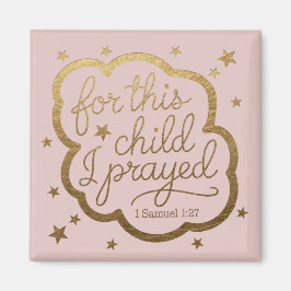 Bibelverse von 1 Samuel 1:27 Magnet