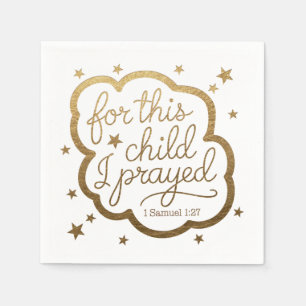 Bibelverse von 1 Samuel 1:27 Serviette