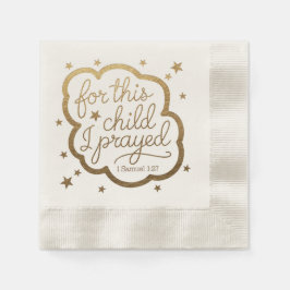 Bibelverse von 1 Samuel 1:27 Serviette