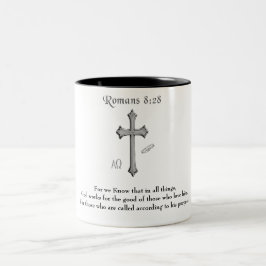 Bibelverse Zweifarbige Tasse