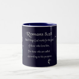 Bibelverse Zweifarbige Tasse