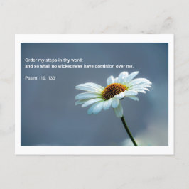 Bibelzitat - Psalm 119 Postkarte