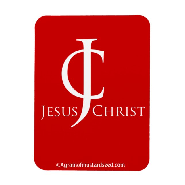 Bibelzitate Agrainofmustardseed.com Magnet (Vertikal)