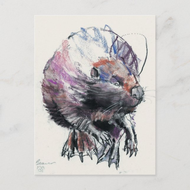 Biber 2001 postkarte (Vorderseite)