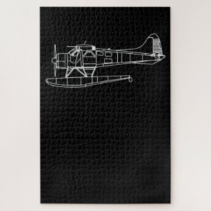 Biber auf Flohsee Flugzeug Piot Funny Geschenk
