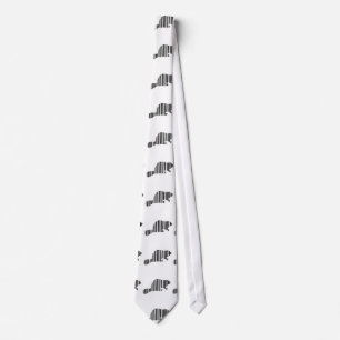 BIBER BAR CODE Tier Barcode Musterdesign Krawatte