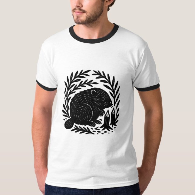 Biber/Beaver T-Shirt (Vorderseite)