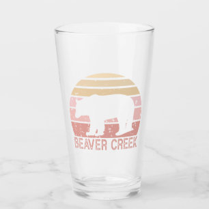 Biber Creek Colorado Retro Bär Glas
