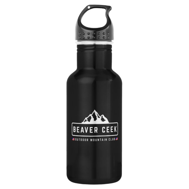 Biber Creek Outdoor Edelstahlflasche (Vorderseite)