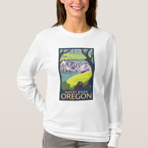 Biber-Familie - Berg-Haube, Oregon T-Shirt
