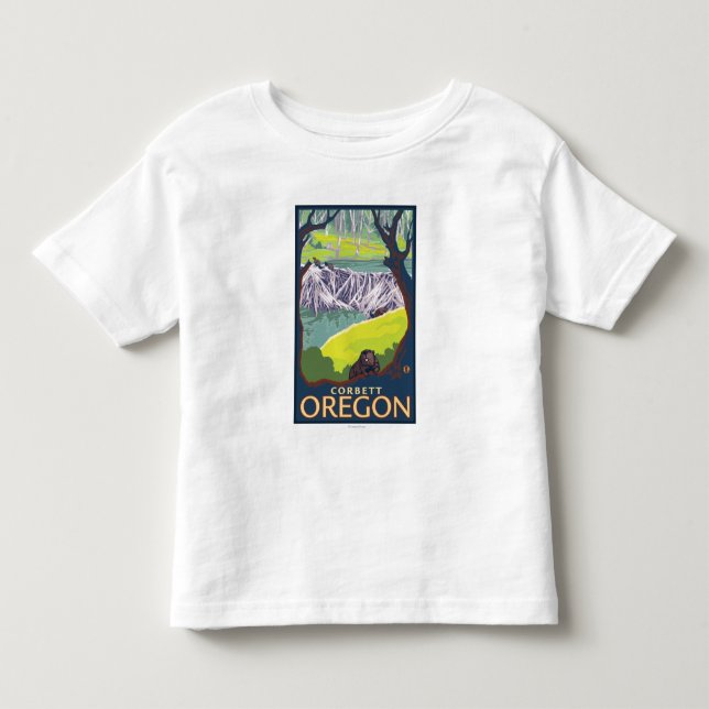 Biber-Familie - Corbett, Oregon Kleinkind T-shirt (Vorderseite)