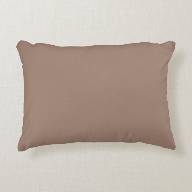 Biber (feste Farbe) Dekokissen (Vorderseite)