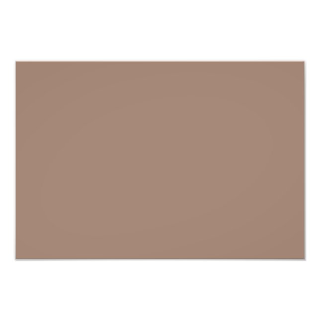 Biber (feste Farbe) Fotodruck (Vorne)