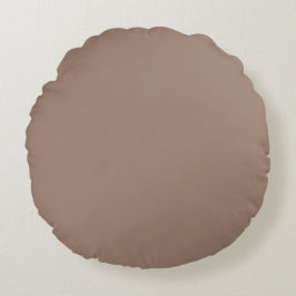 Biber (feste Farbe) Rundes Kissen