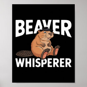 Biber-Flüsterer Wandernde Wildnis Biber-Vater Poster