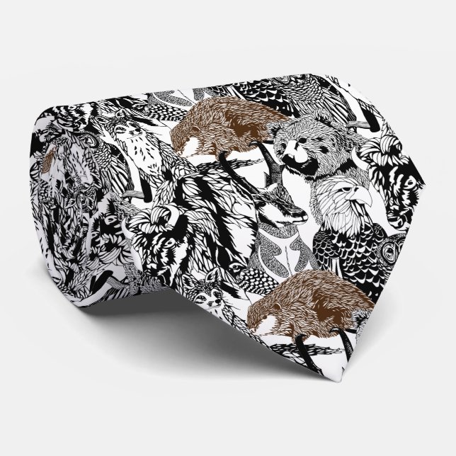 Biber-Herausragend-Krawatte Krawatte (Gerollt)