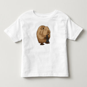 Biber im Schach mit Schachstück Bishop Kleinkind T-shirt