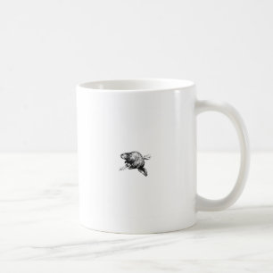 Biber-Linie Kunst-Logo Kaffeetasse