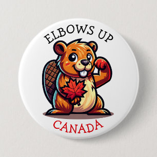 Biber mit Ahornleder und Elbos Up Canada Button