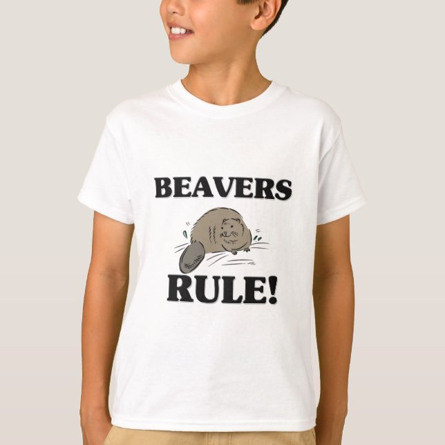 BIBER Regel! T-Shirt (Vorderseite)