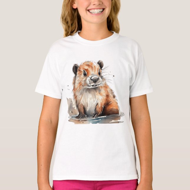 Biber-Shirt T-Shirt (Vorderseite)