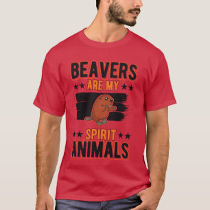 Biber-Spirit-Animal Vintage T-Shirt