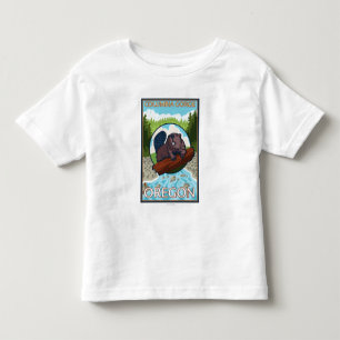 Biber u. Fluss- Kolumbien-Schlucht, Oregon Kleinkind T-shirt