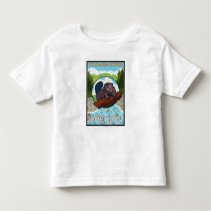 Biber u. Fluss- Kolumbien-Schlucht, Oregon Kleinkind T-shirt