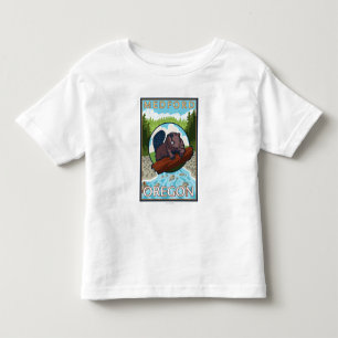 Biber u. Fluss- Medford, Oregon Kleinkind T-shirt